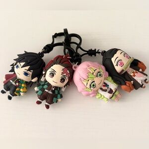 Anime official collection demon slayer keychain set